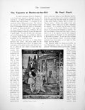 Old Antique Print The Tapestry At Burley-On-The-Hill LeanderPages 1907