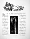 Old Antique Print Notes Okehampton Maces Napoleonic RelicsPages 1907