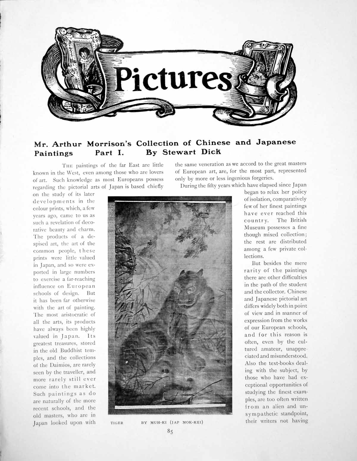 Old Print Mr A Morrison'S Chinese Japanese Paintings Part IPages 1907