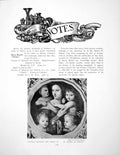 Antique Old Print Notes Countess Spanocchi And Family Glass JugPages 1907