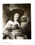 Antique Old Print Portrait An Admiral Frans Hals Lace Collar Sash Hat 1907 20th