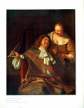 Antique Print A Man And A Woman By Frans Mieris Possession Mr H Oatway 1907