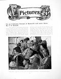 Antique Old Print An Unknown Portrait By Botticelli & Some DatesPages 1908