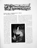 Old Antique Print Leaves From A Grandmother'S Album M BryanPages 1908