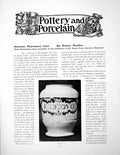 Antique Old Print Pottery And Porcelain Ancient Pharmacy JarsPages 1908