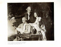 Original Old Antique Print Rev D'Ewes Coke Hannah His Wife Daniel Parker 1908
