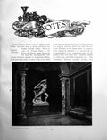 Old Print Notes Canova'S Hercules Lichas Misereres CarvingsPages 1908