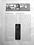 Antique Print Dieppe Ivories Navette Dame C 18th Family SailorsPages 1908