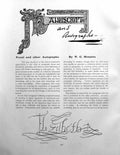 Antique Old Print Royal And Other Autographs Elizabeth Henry ViiPages 1908