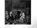 Original Old Antique Print Visit To The Baby Gabriel Metsu Kann Collection 1908