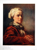 Old Antique Print Portrait Man Jean-Honore Fragonard Kann Collection 1908 20th