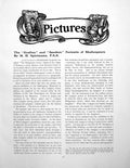 Antique Old Print The Grafton And Sanders Portraits ShakespearePages 1909