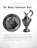 Old Print The Bristol Corporation Plate Rosewater Dish EwerPages 1909