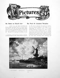 Old Print Dr. Bode On Dutch Art J Van Ruysdael The WindmillPages 1909