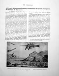 Antique Old Print A French 18th C Illustration Aerial NavigationPages 1909