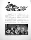 Antique Old Print Notes Worcester Scale Blue Porcelain PaintingsPages 1909