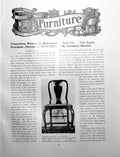 Antique Old Print Furniture Walnut To Mahogany Early GeorgianPages 1909