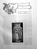 Antique Old Print The Fry Collection Bristol Porcelain Part IiPages 1909