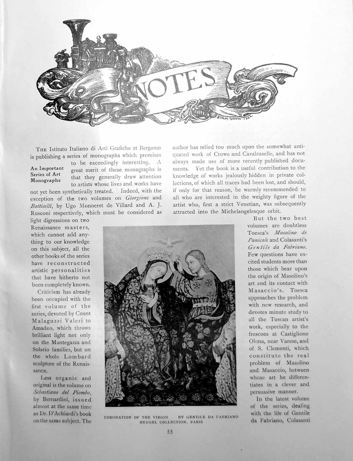 Old Antique Print Notes An Important Series Art MonographsPages 1909