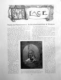 Old Print Puntas And Passementarie Lace Miniature Charles IPages 1909