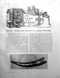 Antique Old Print The City And County York Part Ii Horn UlphusPages 1909