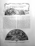 Old Antique Print Mrs Beauclerk'S Collection Fans Louis XvPages 1909