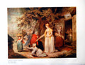 Antique Old Print Outside Country Alehouse William Ward After James Ward 1909