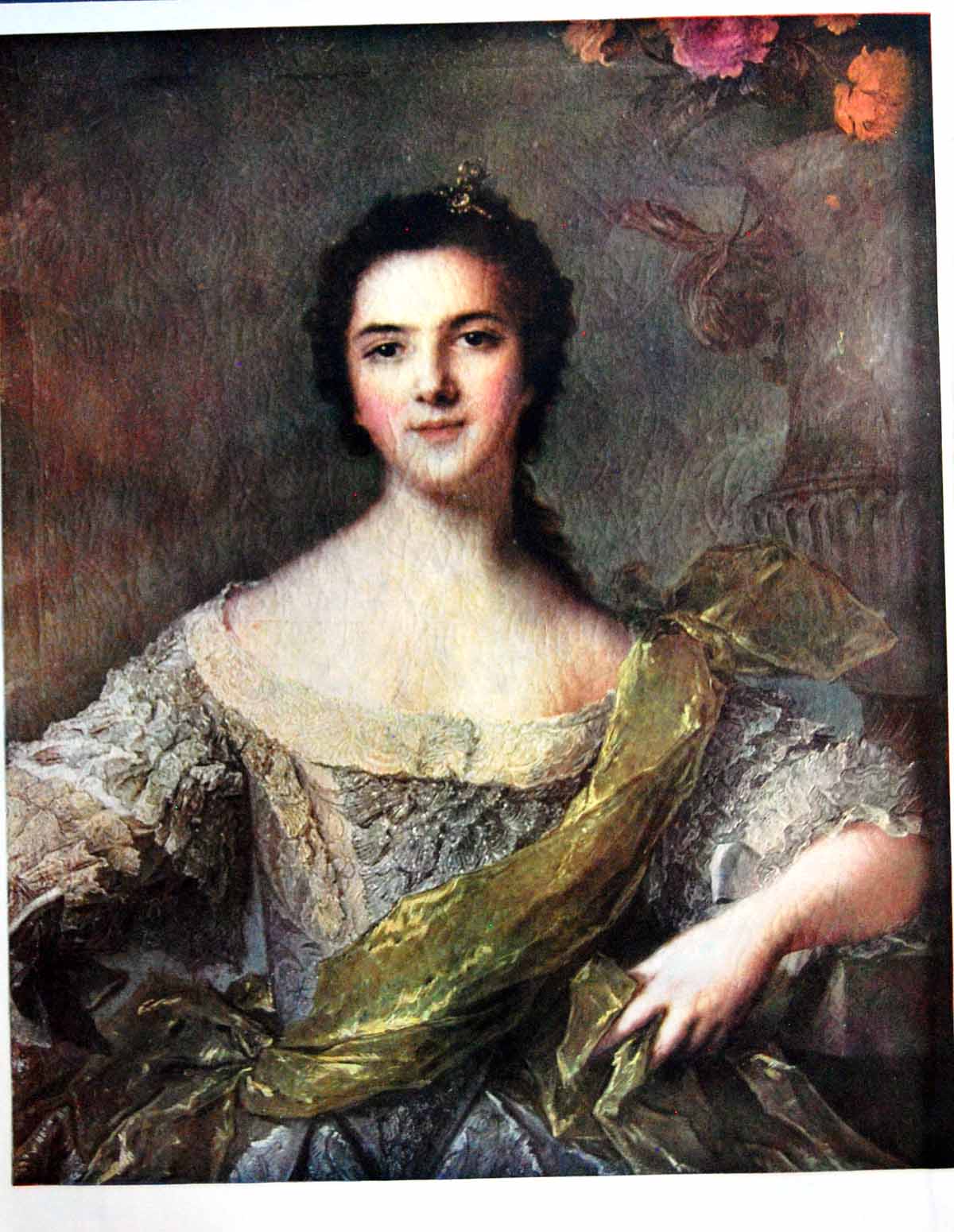 Antique Print Madame Victoire Daughter Louis Xv From Painting Nattier 1909 20th