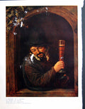 Old Antique Print Damaged A Peasant At A Window Adriaen Van Ostade 1909 20th