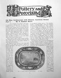Antique Print Blue Earthenware Historic American Scenes Part IPages 1910