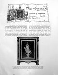 Original Old Antique Print Lacquer Applied C 18th French FurniturePages 1910