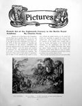 Old Print French Art Eighteenth Century Berlin Royal AcademyPages 1910