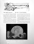 Antique Print Small Collector Hispano-Mauresque Dish Drug JarsPages 1910