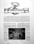 Antique Old Print Correspondence Judgement Paris Jacobite GlassPages 1910