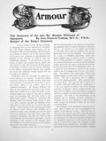 Old Antique Print Armoury The Late Morgan Williams ApergwymPages 1910