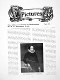 Old Antique Print The Ashbourne Portrait Shakespeare Part IiPages 1910