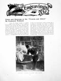 Antique Old Print Drawings Victoria And Albert Prunaire WatsonPages 1910