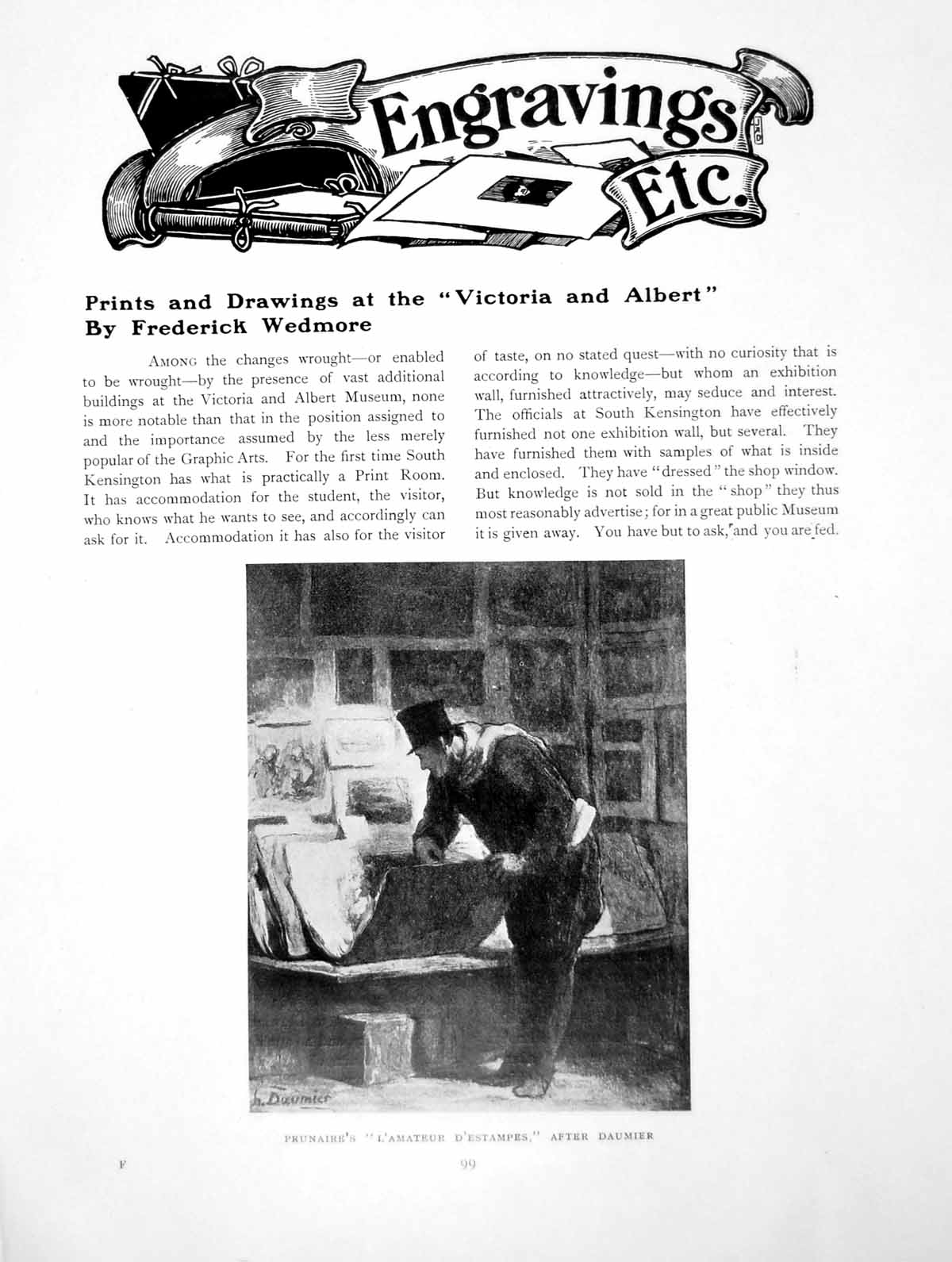 Antique Old Print Drawings Victoria And Albert Prunaire WatsonPages 1910