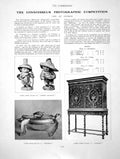 Antique Old Print Connoisseur Photographic Comp. Turtle FurniturePage 1910