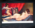 Antique Old Print Venus And Cupid By Velazquez National Gallery Mirror 1910