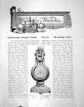 Original Old Antique Print Clocks Part Ii Sevres Porcelain FramePages 1911