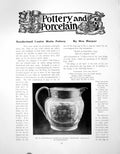 Antique Old Print Sunderland Lustre Motto Pottery Jug Jugs BasinPages 1911