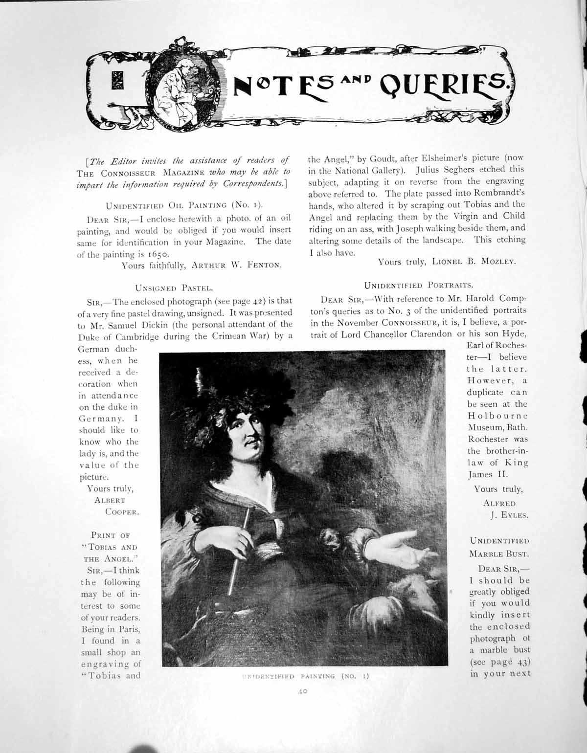 Old Notes Queries Unidentified Painting St Francis PastelPages 1911