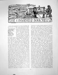 Antique Old Print Bookshelf Brangwyn Coello Painting Furse FouldPages 1911