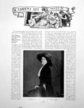 Antique Print National Portrait Society Current Art Notes LadyPages 1911