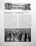 Antique Print C Duncan-Jones Collection Staffordshire FiguresPages 1911