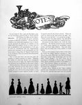 Antique Print Notes Silhouettes Noddyclog Boards Burmese IvoryPages 1911