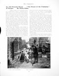 Antique Old Print Flemish House ?House The Visitation? BrugesPages 1911