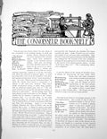 Antique Old Print Bookshelf Art In France Stone-Cutter ChardinPages 1911
