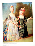 Old Antique Print Mademoiselle De Bethisy And Her Brother Ag Belle 1911 20th